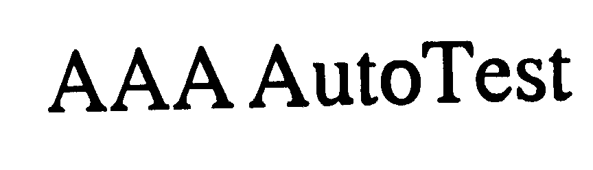  AAA AUTOTEST