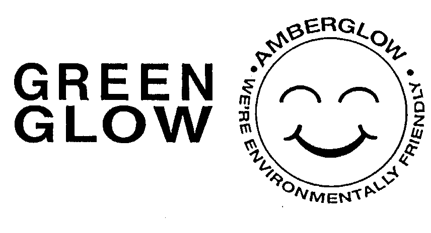 Trademark Logo GREEN GLOW AMBERGLOW - WE'RE ENVIRONMENTALLY FRIENDLY