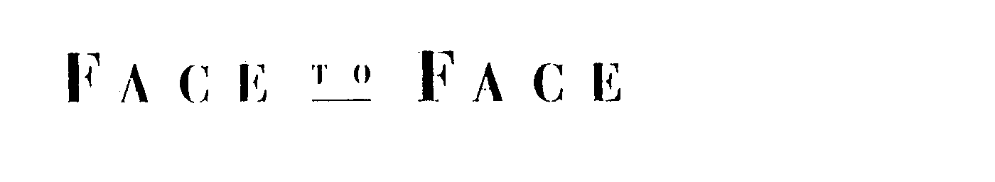 Trademark Logo FACE TO FACE