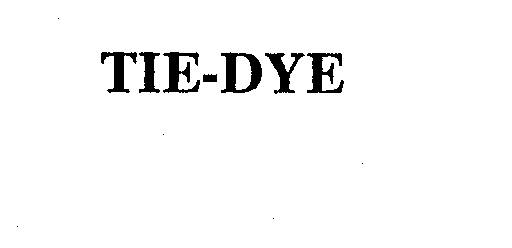 Trademark Logo TIE-DYE