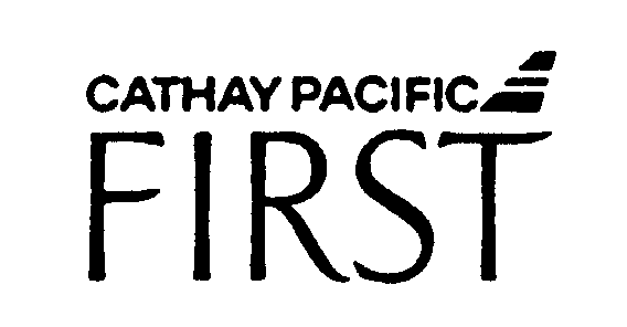 Trademark Logo CATHAY PACIFIC FIRST