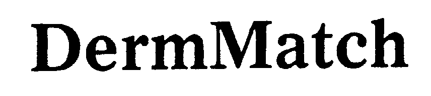 Trademark Logo DERMMATCH