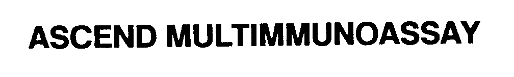 Trademark Logo ASCEND MULTIMMUNOASSAY
