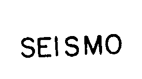 Trademark Logo SEISMO