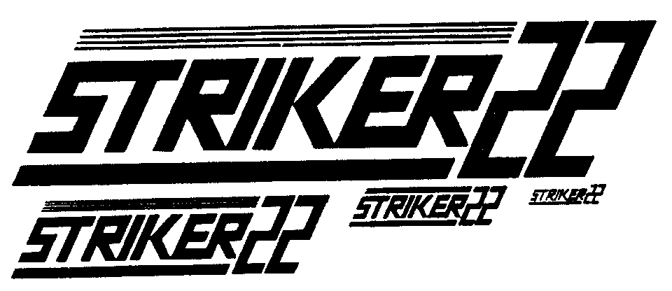 Trademark Logo STRIKER 22