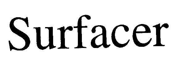 Trademark Logo SURFACER