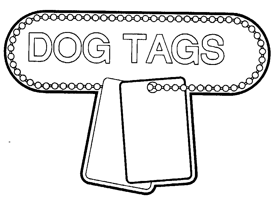 Trademark Logo DOG TAGS