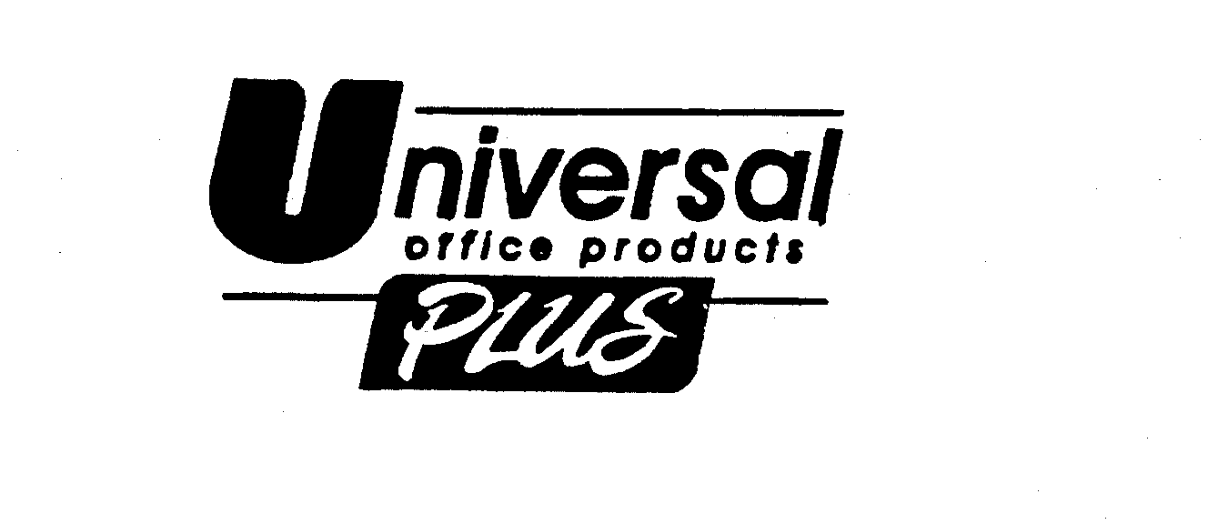Trademark Logo UNIVERSAL OFFICE PRODUCTS PLUS