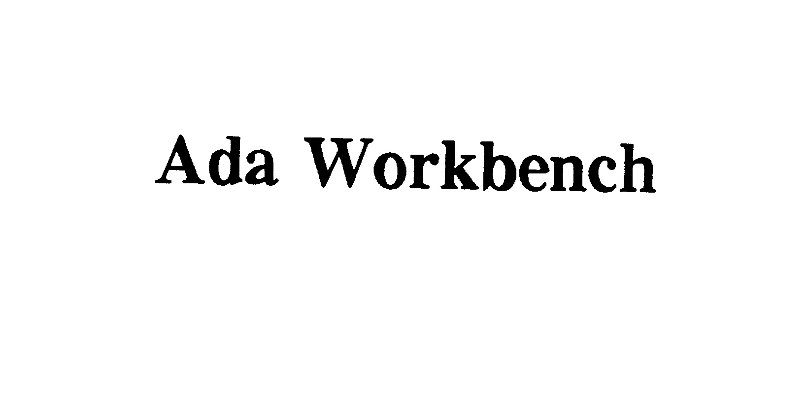 Trademark Logo ADA WORKBENCH