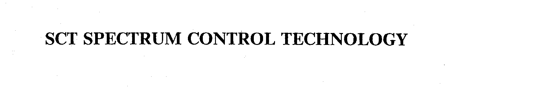  SCT SPECTRUM CONTROL TECHNOLOGY