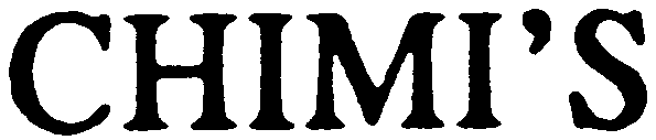 Trademark Logo CHIMI'S