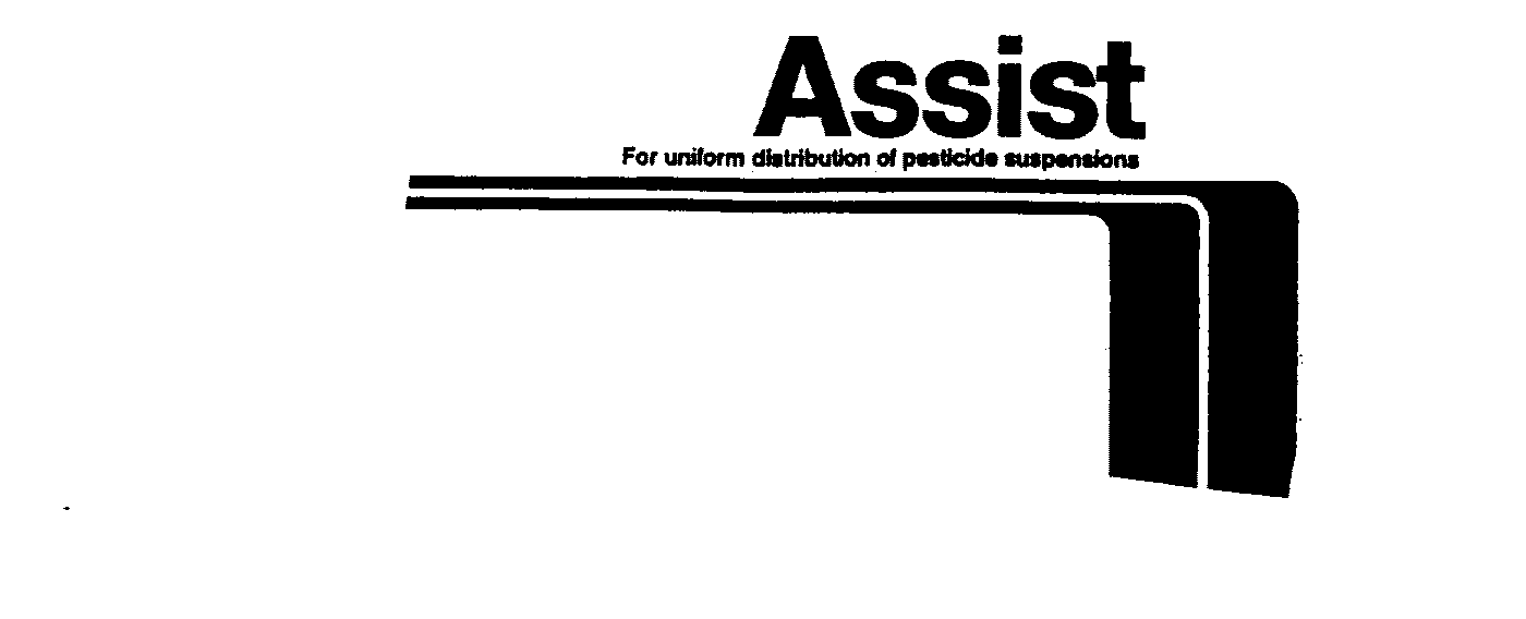 Trademark Logo ASSIST FOR UNIFORM DISTRIBUTION OF PESTICIDE SUSPENSIONS
