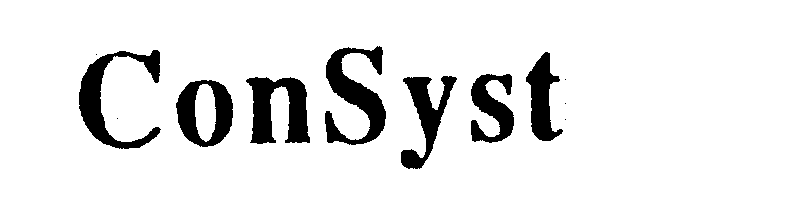 Trademark Logo CONSYST