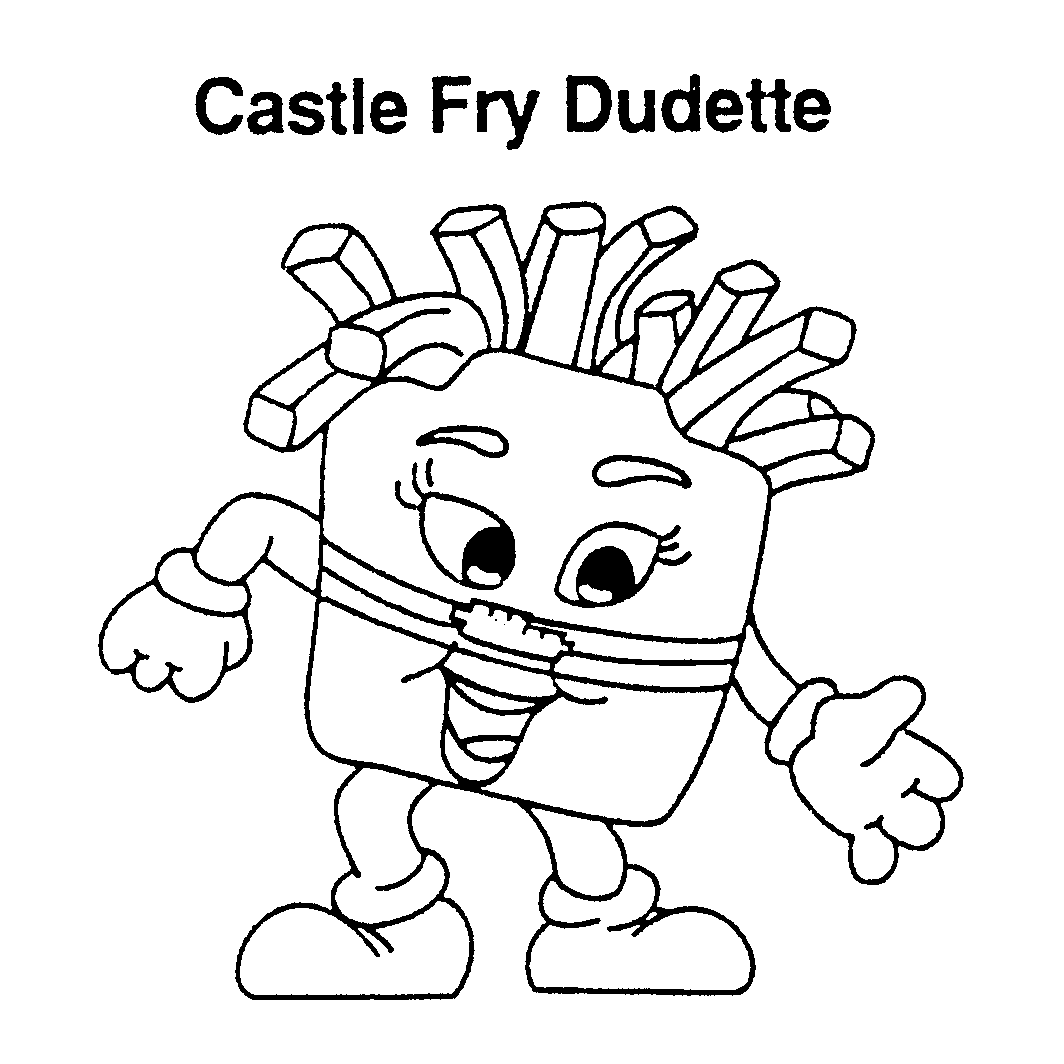 Trademark Logo CASTLE FRY DUDETTE