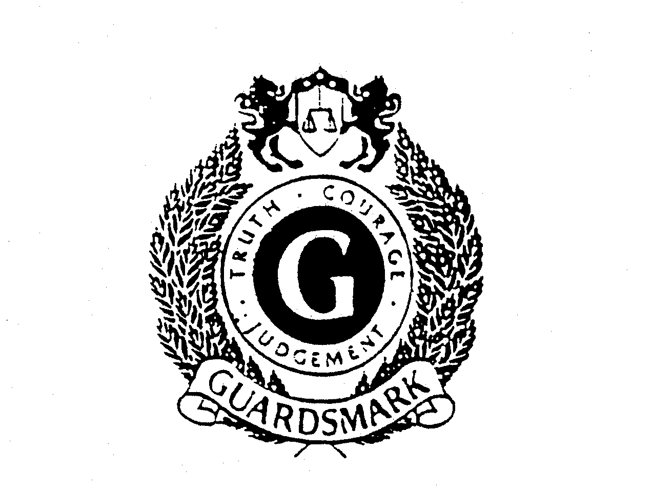 Trademark Logo G GUARDSMARK TRUTH COURAGE JUDGEMENT