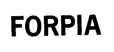 Trademark Logo FORPIA
