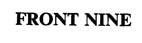 Trademark Logo FRONT NINE