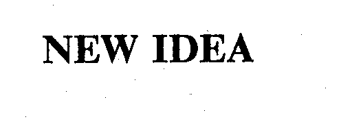 NEW IDEA