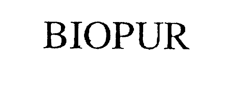 Trademark Logo BIOPUR