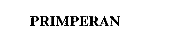 Trademark Logo PRIMPERAN
