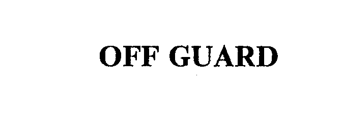 Trademark Logo OFF GUARD