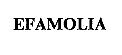 Trademark Logo EFAMOLIA