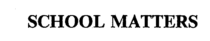 Trademark Logo SCHOOLMATTERS