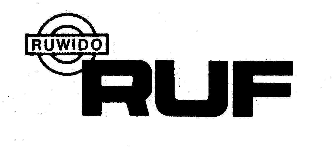 Trademark Logo RUWIDO RUF