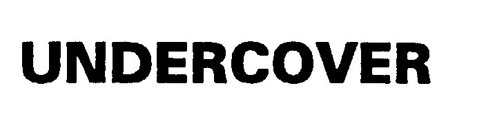 Trademark Logo UNDERCOVER