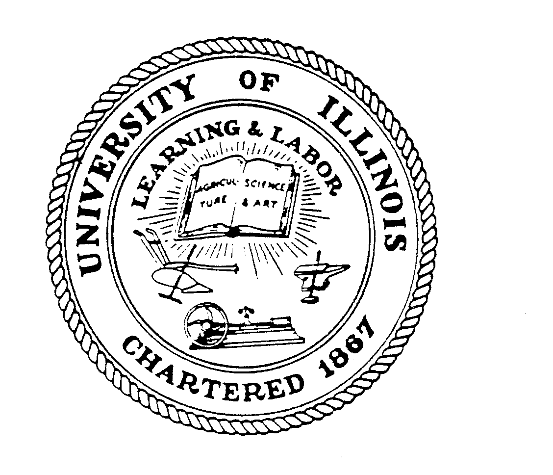  UNIVERSITY OF ILLINOIS LEARNING &amp; LABORCHARTERED 1867 AGRICULTURE SCIENCE &amp; ART