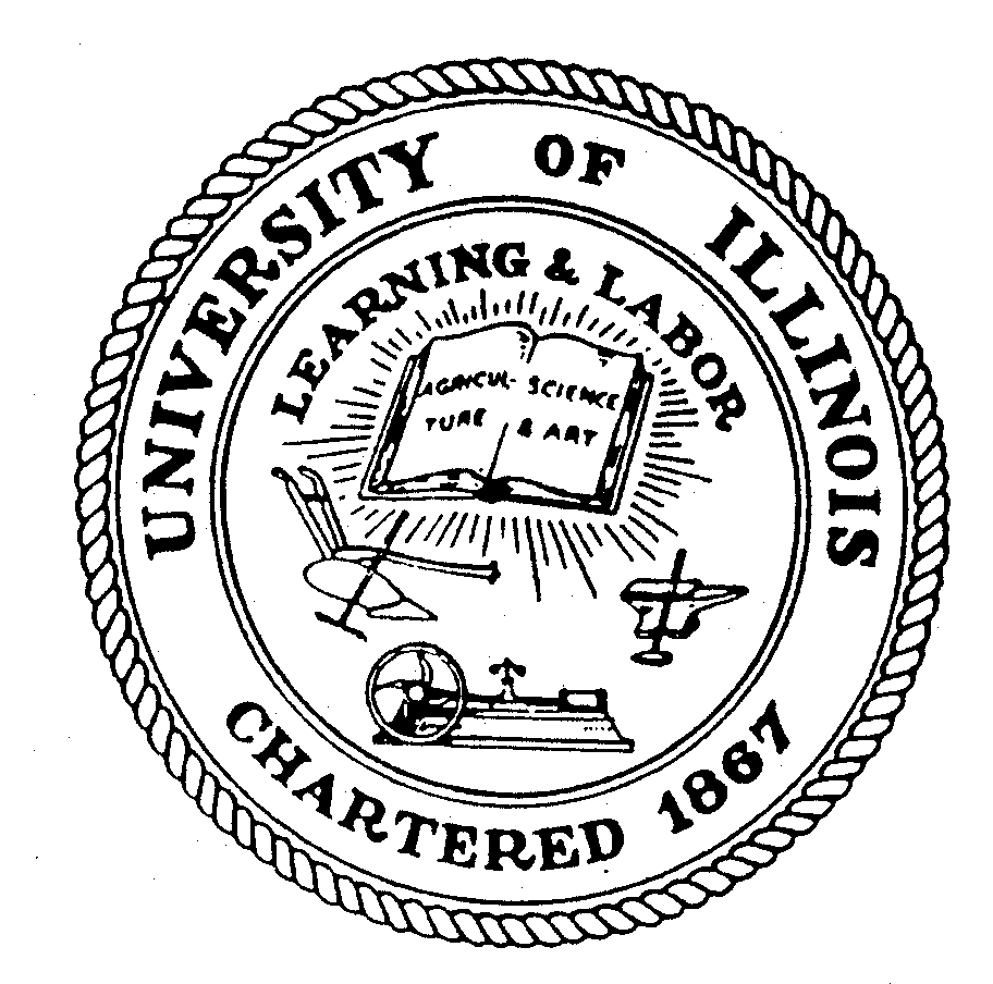  UNIVERSITY OF ILLINOIS CHARTERED 1867 LEARNING &amp; LABOR AGRICULTURE SCIENCE &amp; ART