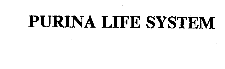 Trademark Logo PURINA LIFE SYSTEM