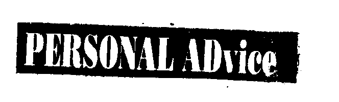 Trademark Logo PERSONAL ADVICE