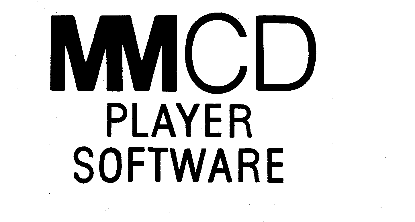 Trademark Logo MMCD PLAYER SOFTWARE