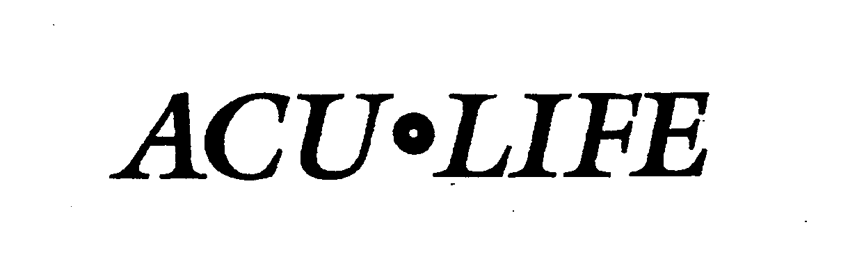 Trademark Logo ACU-LIFE