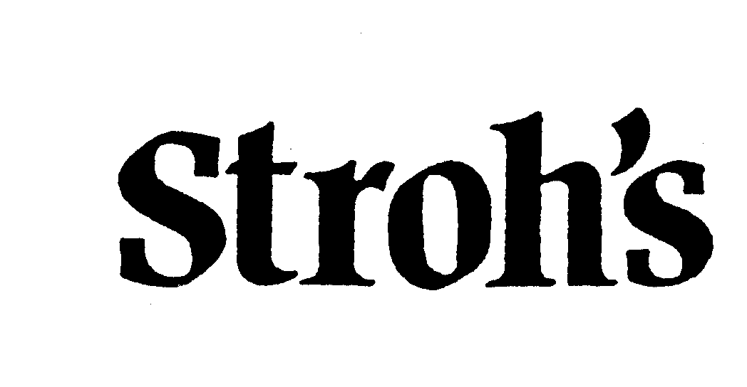 Trademark Logo STROH'S
