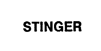 Trademark Logo STINGER