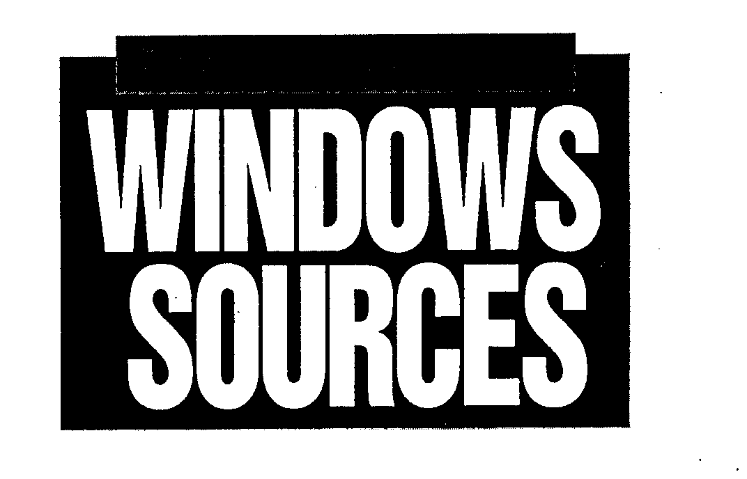  WINDOWS SOURCES