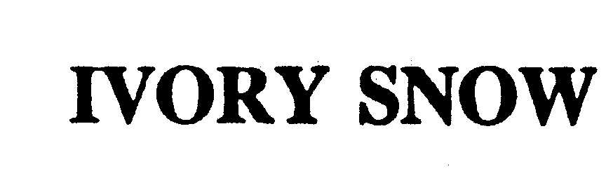 Trademark Logo IVORY SNOW