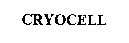 Trademark Logo CRYOCELL