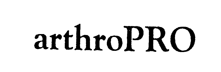 ARTHROPRO