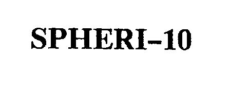 Trademark Logo SPHERI-10