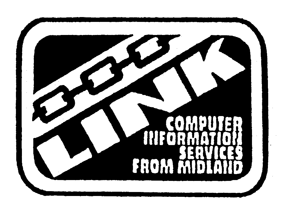 Trademark Logo LINK COMPUTER INFORMATION SERVICES FROM MIDLAND