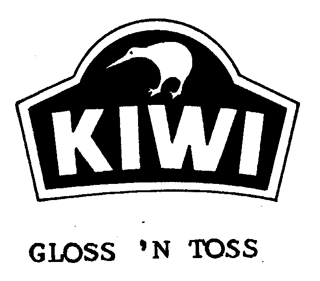 Trademark Logo KIWI GLOSS 'N TOSS