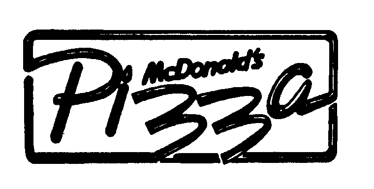  MCDONALD'S PIZZA