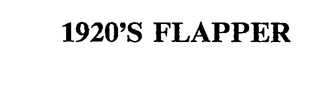 Trademark Logo 1920'S FLAPPER
