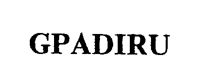 Trademark Logo GPADIRU