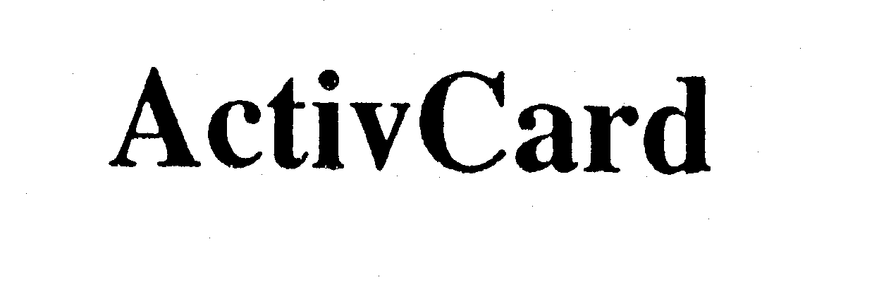Trademark Logo ACTIVCARD
