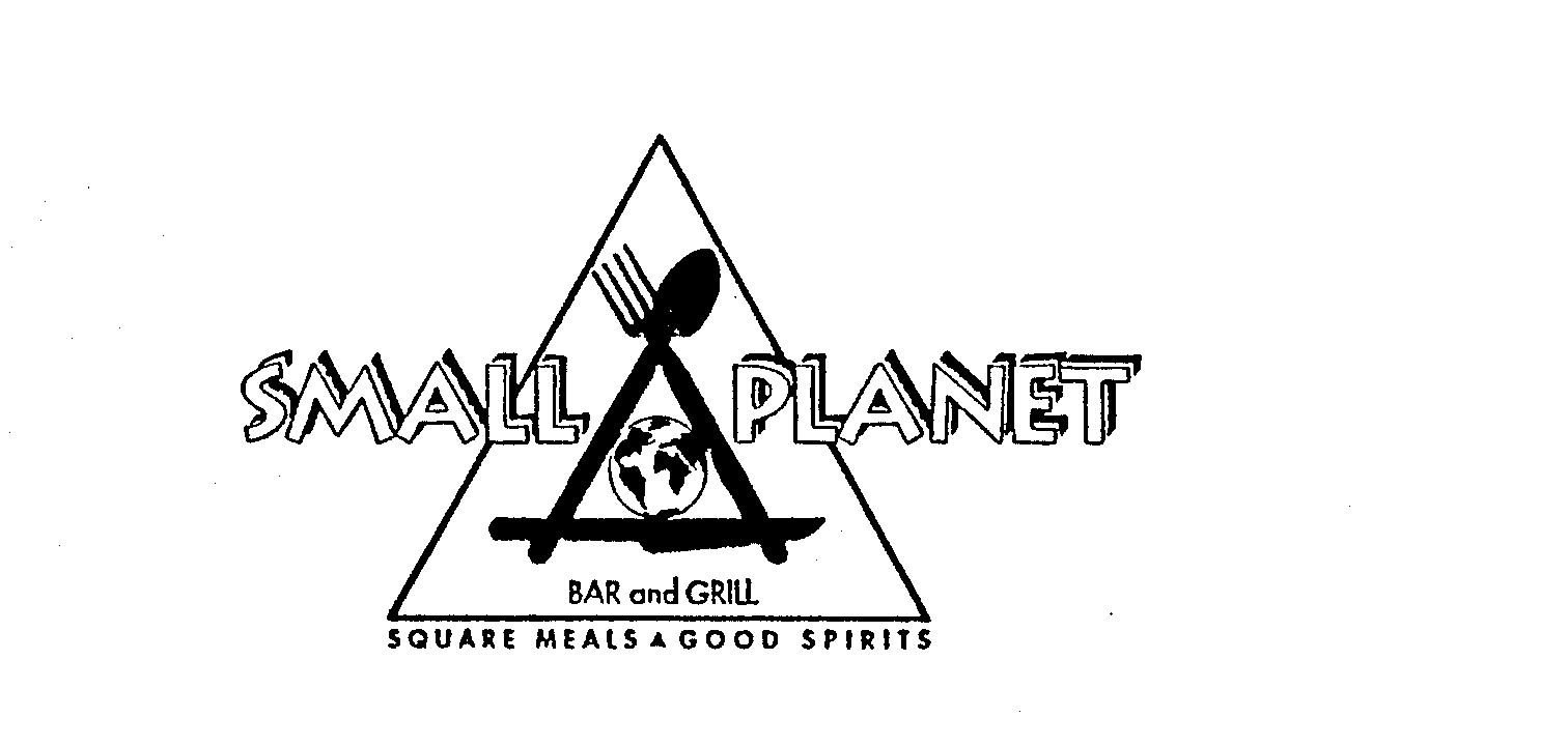 Trademark Logo SMALL PLANET BAR AND GRILL SQUARE MEALS GOOD SPIRITS