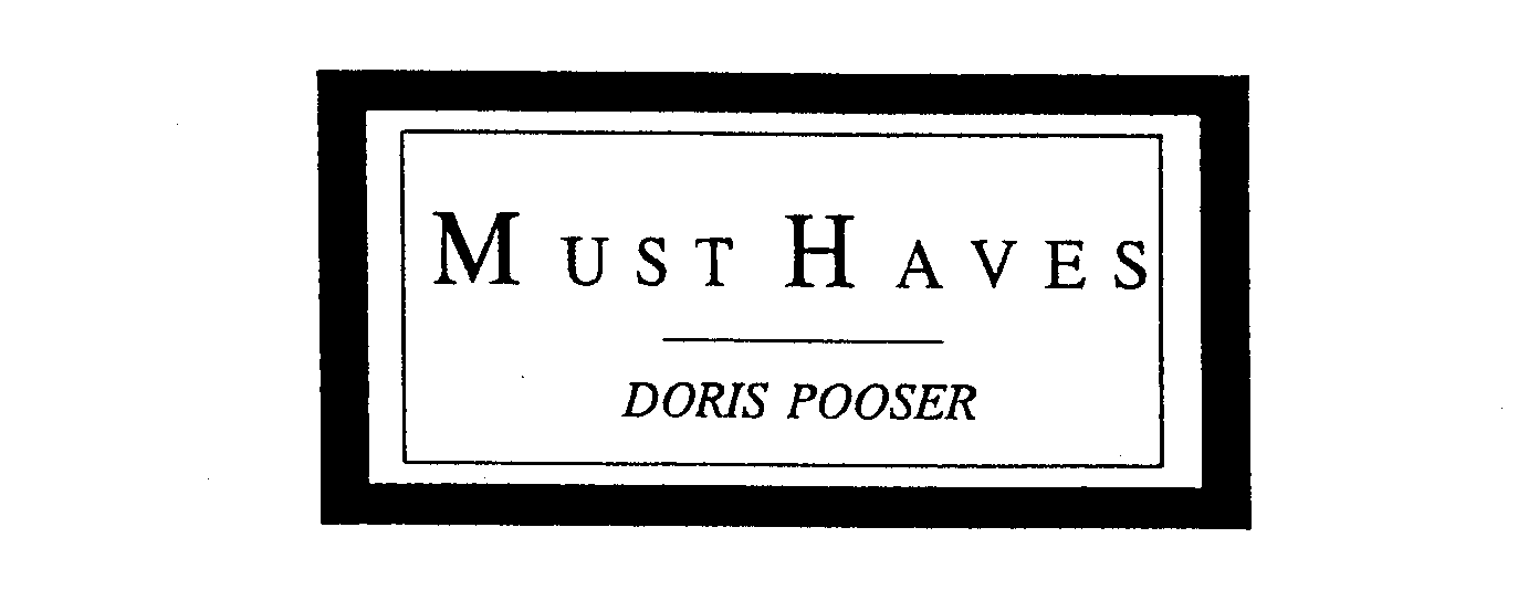  MUST HAVES DORIS POOSER